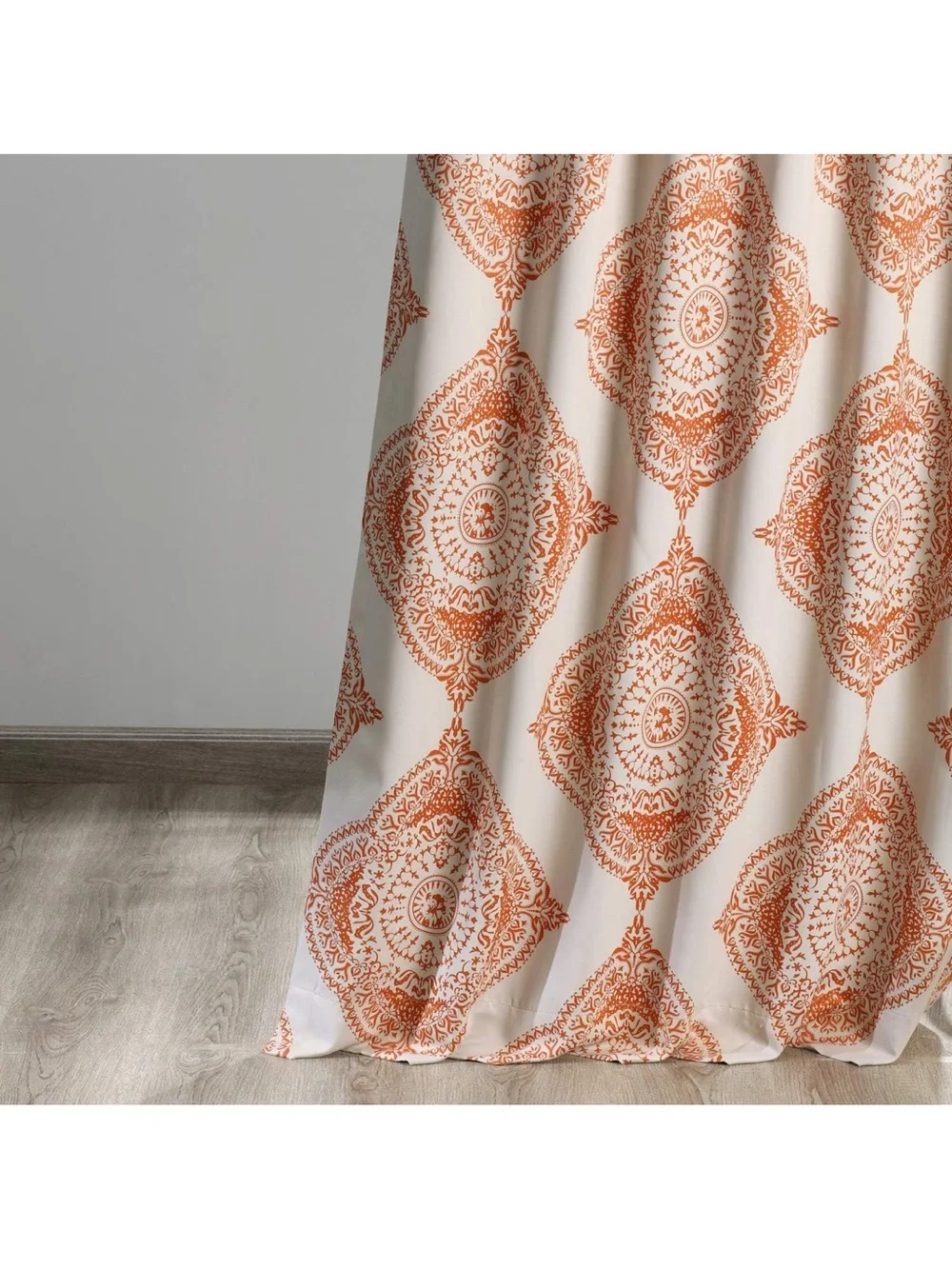 HPD Half Price Drapes Henna Geometric Curtains 50x84 Set of 2